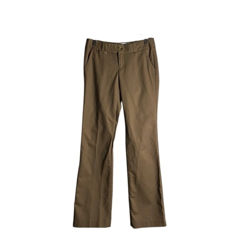 Banana Republic Women's Tan Ryan Fit Belted Dress Pant